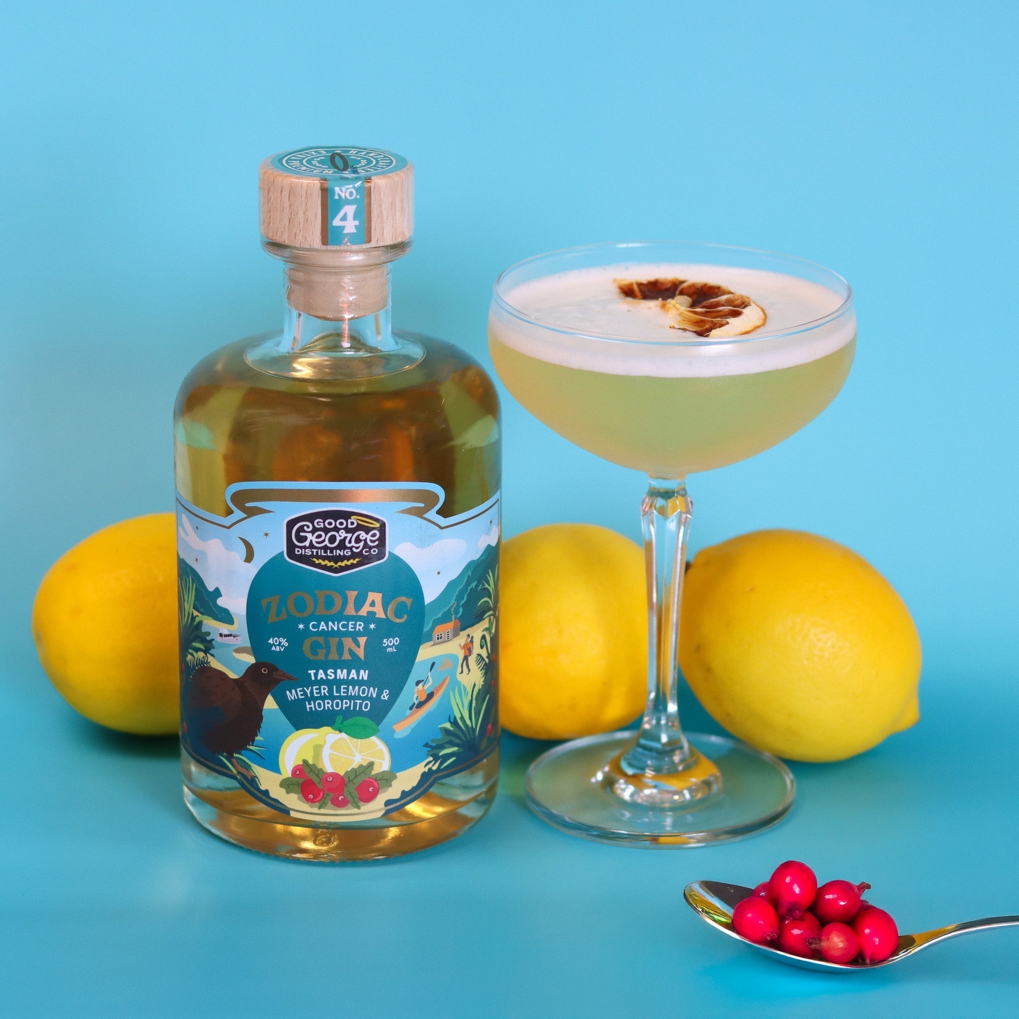 Meyer Lemon & Horopito Gin Sour