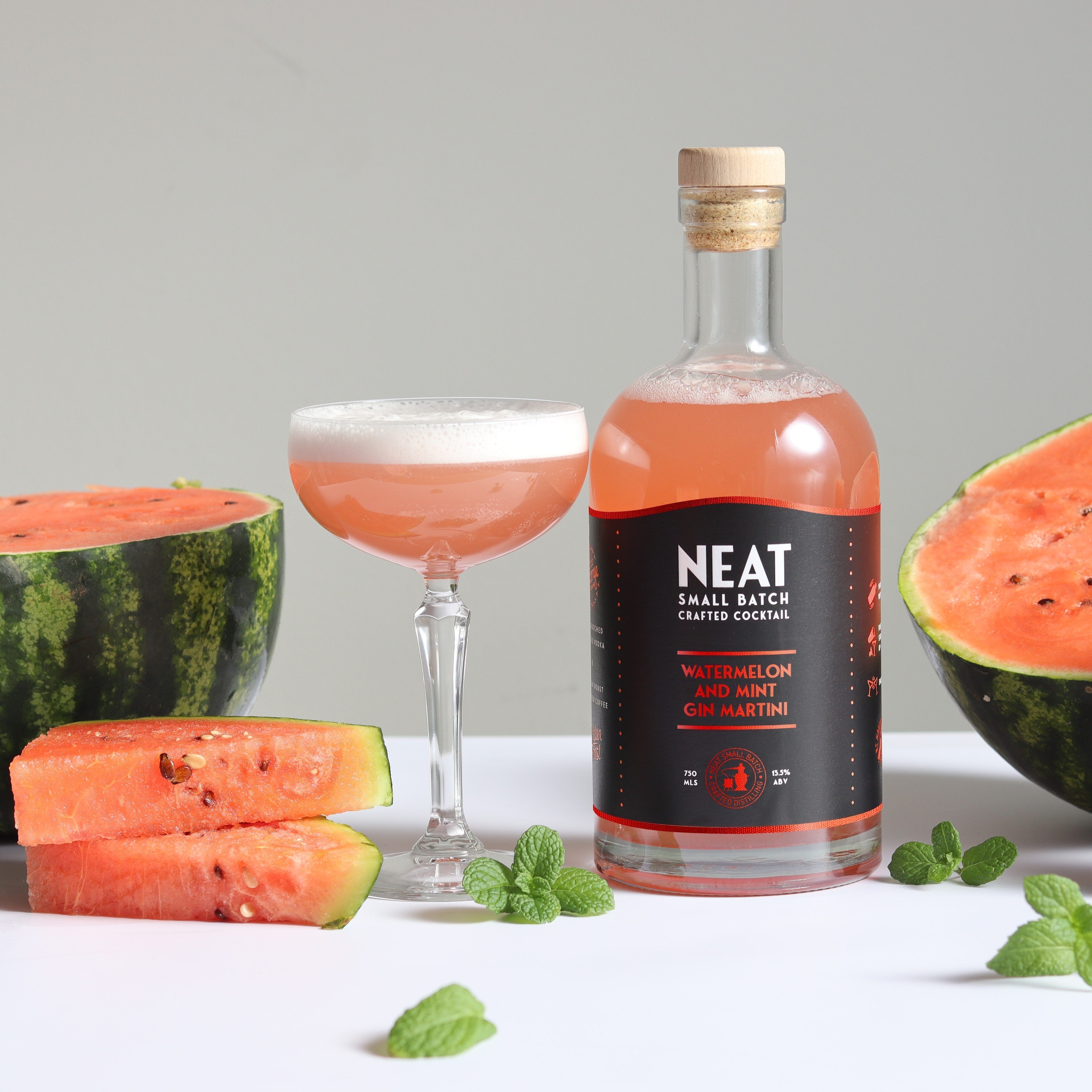 Watermelon & Mint Gin Martini