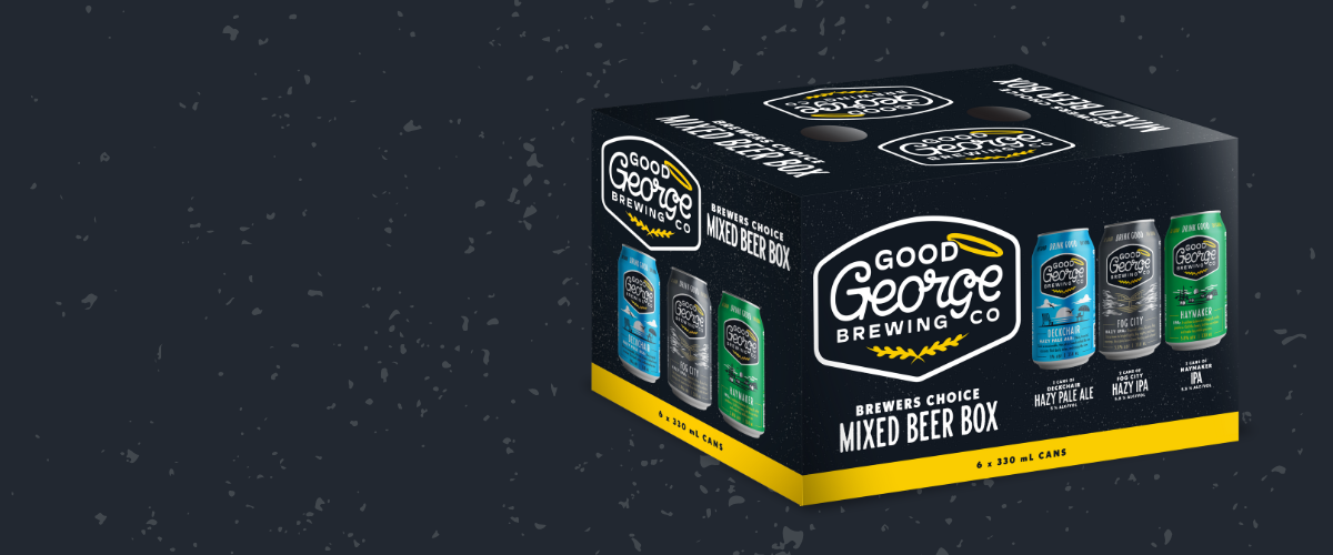 Good George Mixed Beer Box Banner