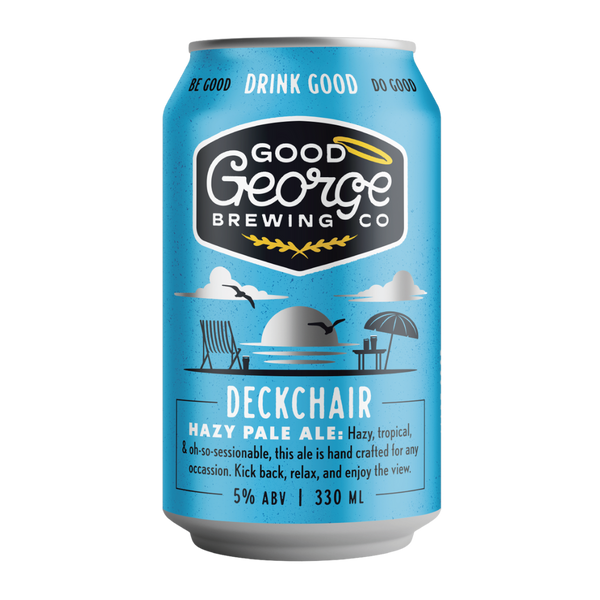 A Good George Deckchair Can on a clear background