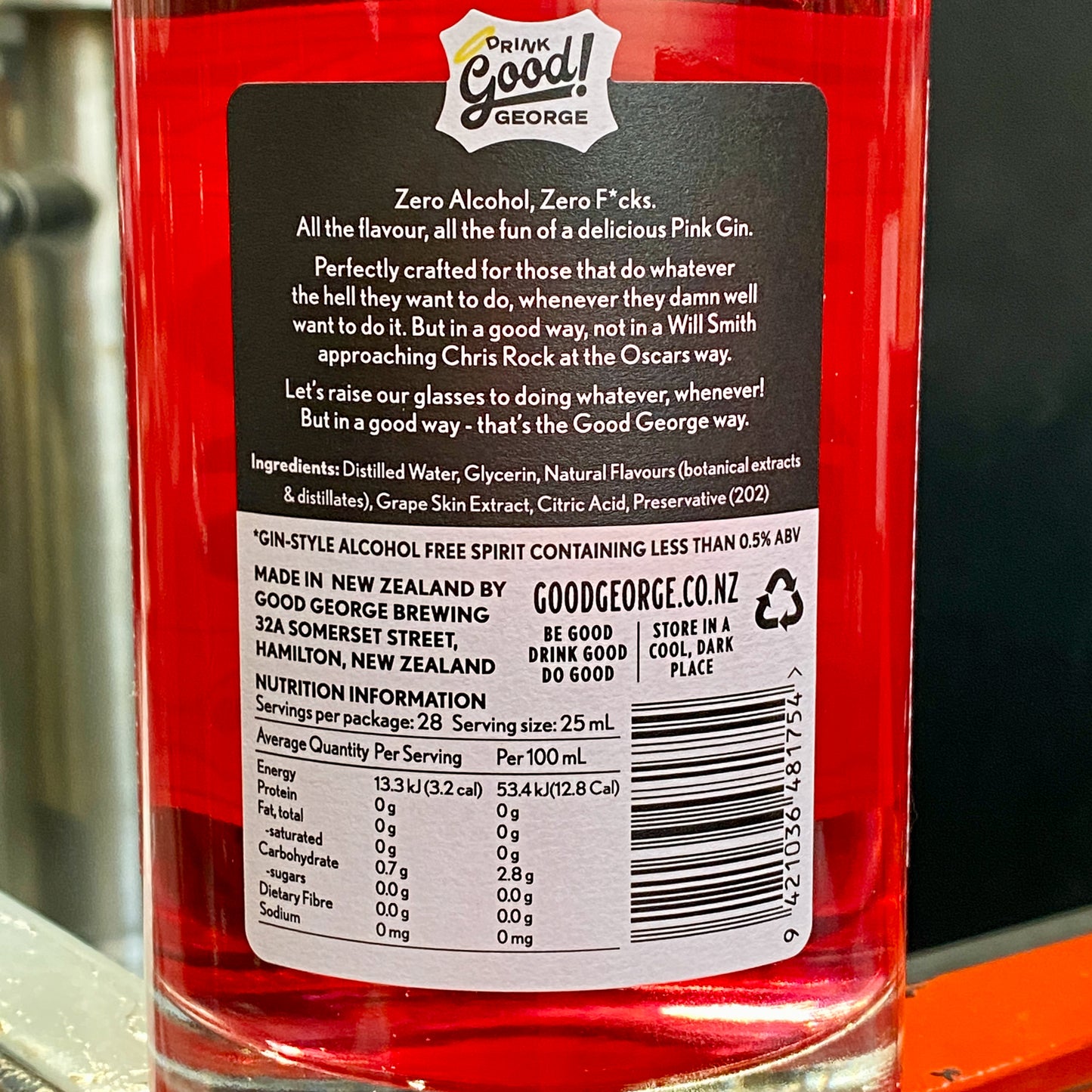 Zero F*cks 0% Pink Gin