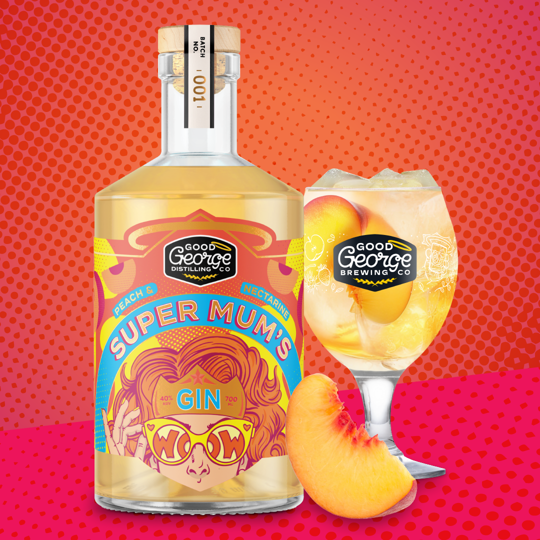 Super Mum’s Peach and Nectarine Gin 2024 (6 x 700ml Bottles)