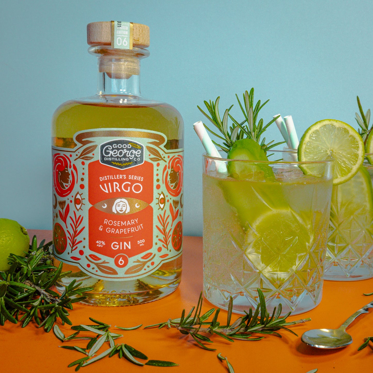 Virgo Rosemary & Grapefruit Gin