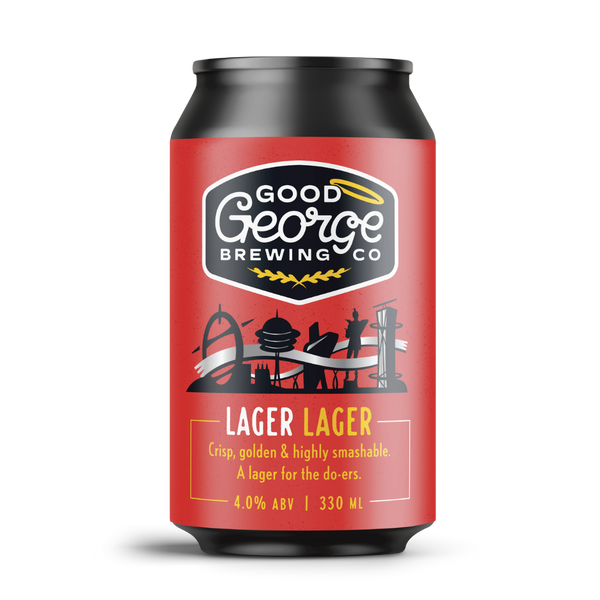 Good George Lager Lager with Clear background