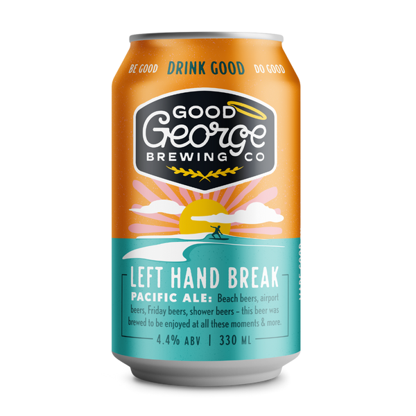 Good George Left Hand Break Pacific Ale with Clear background