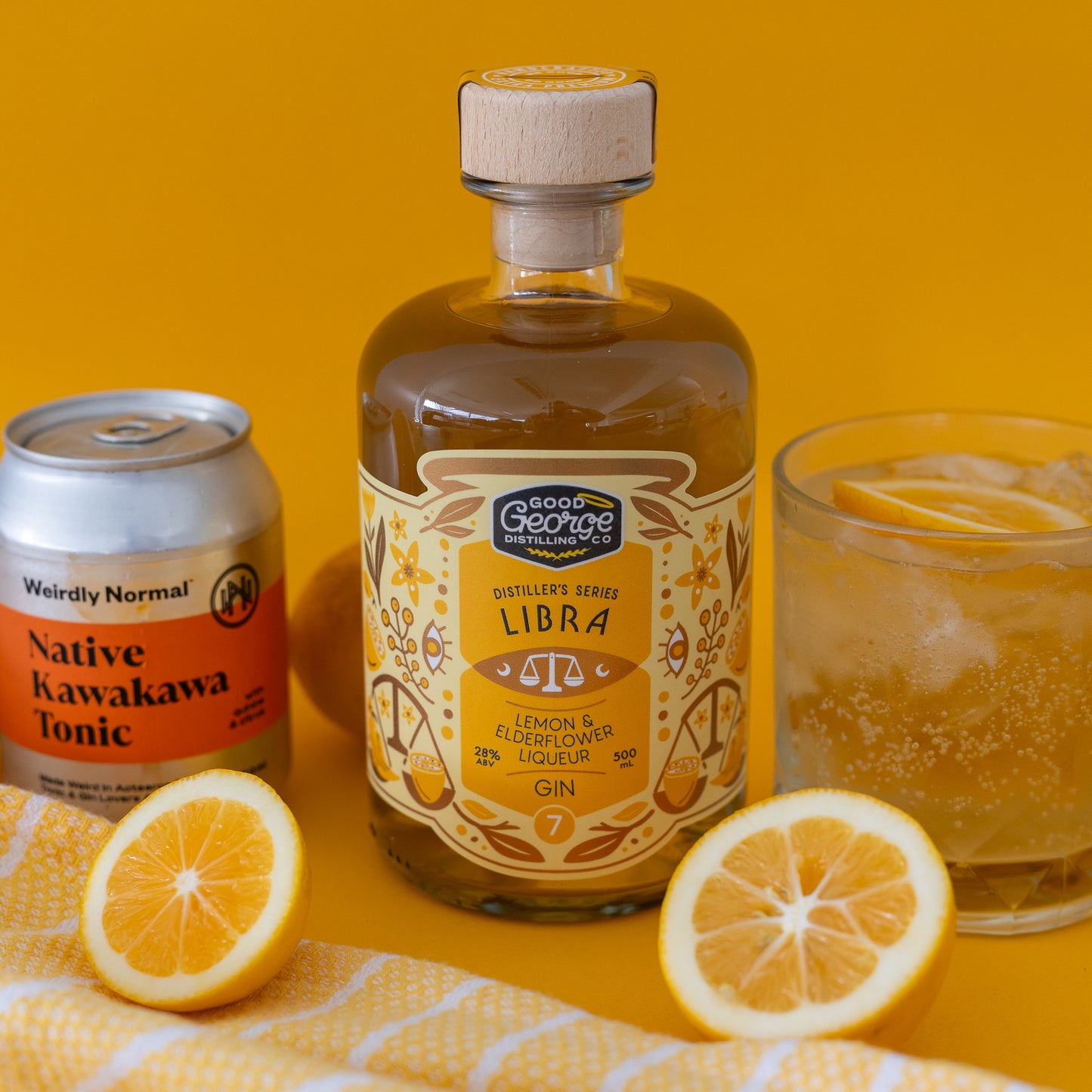 Libra Lemon and Elderflower Liqueur Gin