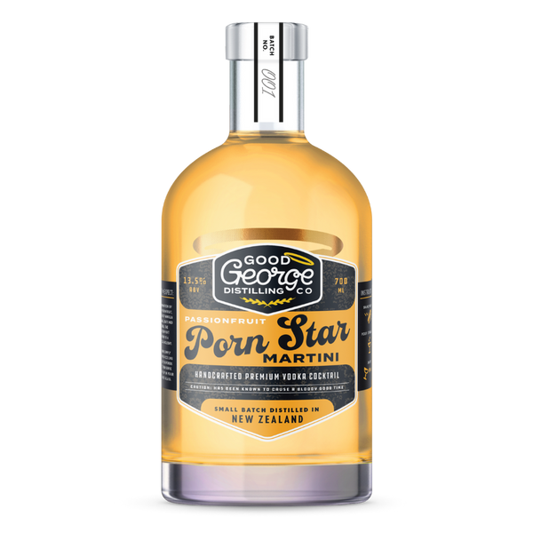 Pornstar Martini Bottle on a clear background