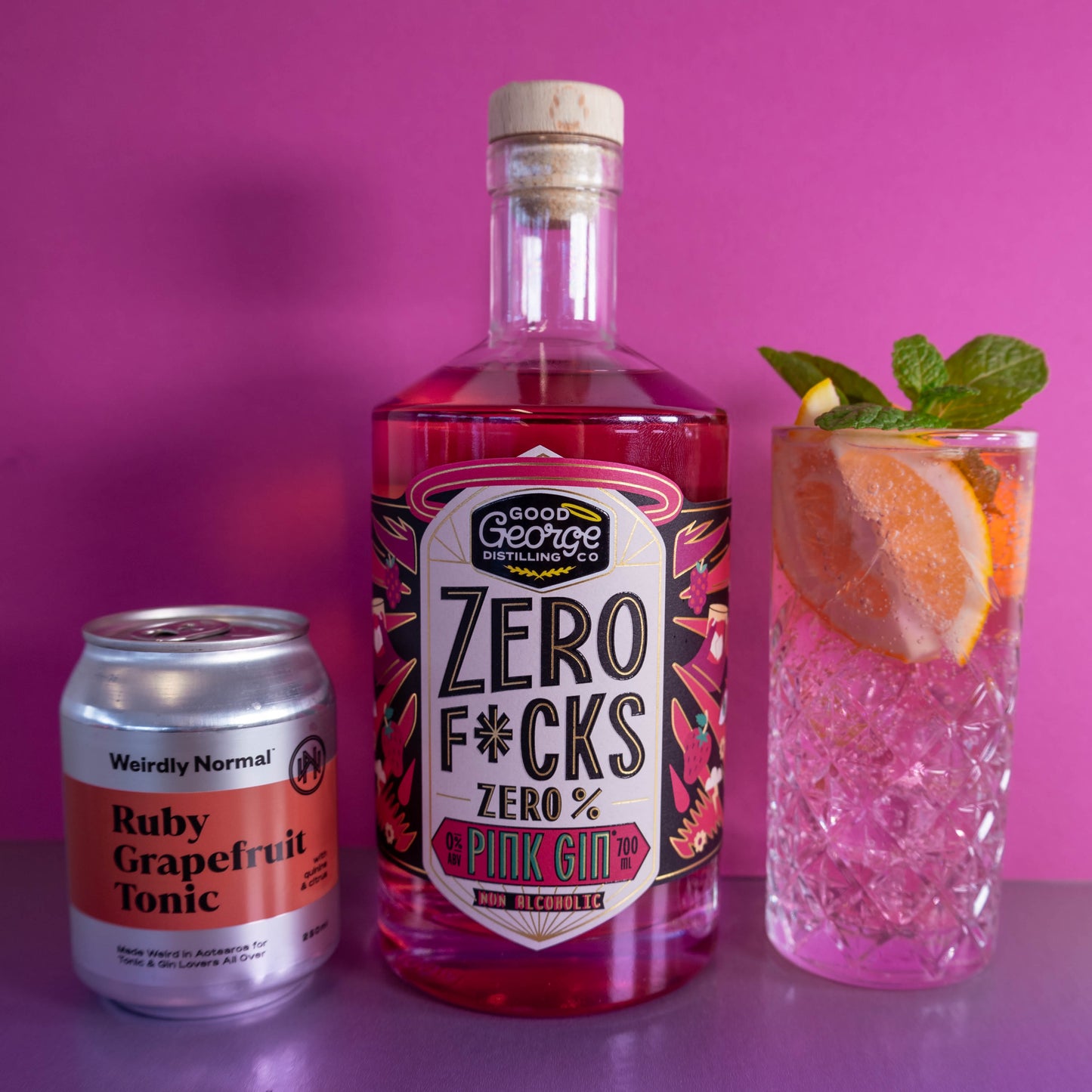 Zero F*cks 0% Pink Gin