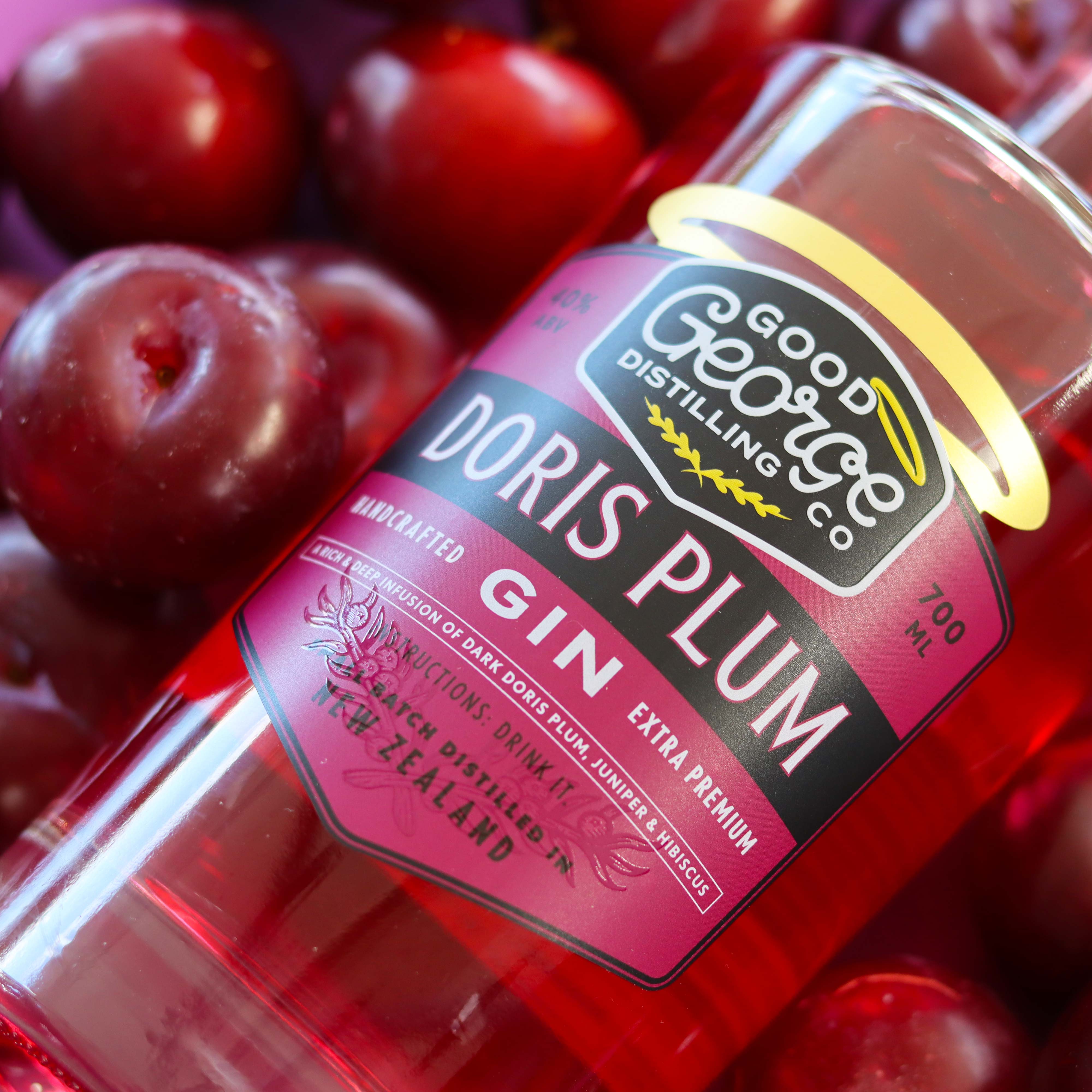 Good George Doris Plum Gin 700ml Bottle