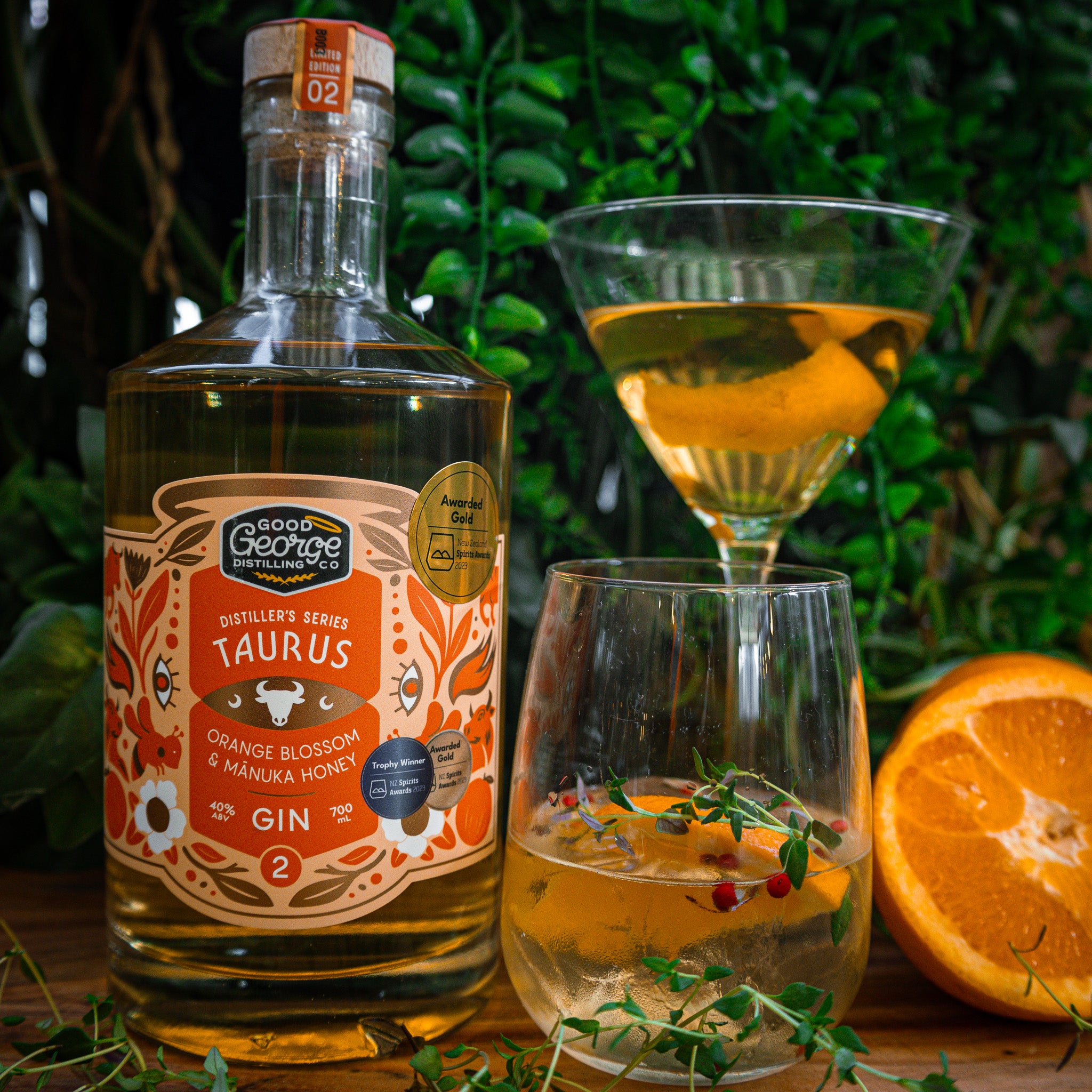 Manuka Honey & Orange Blossom Gin