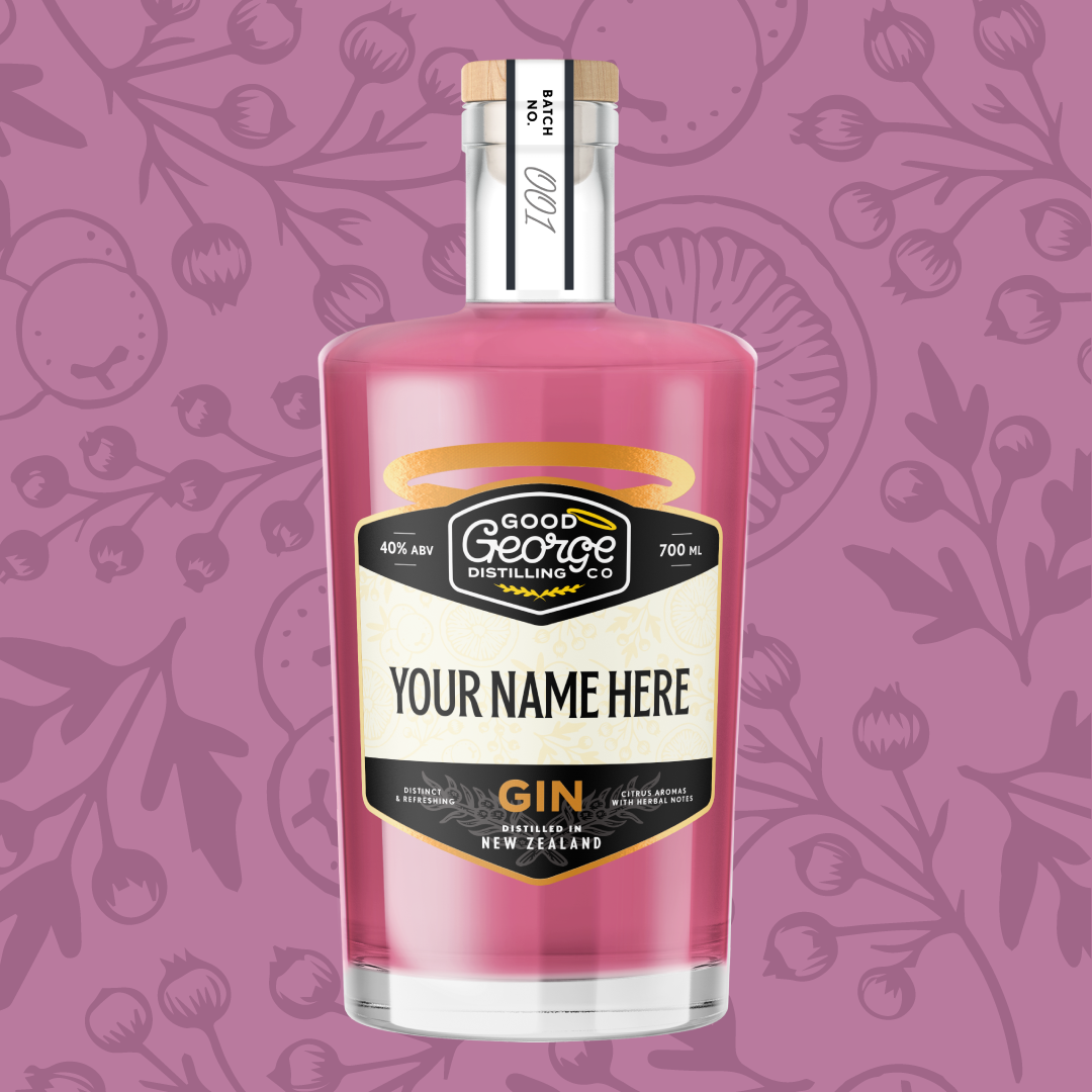 Custom Label Doris Plum Gin