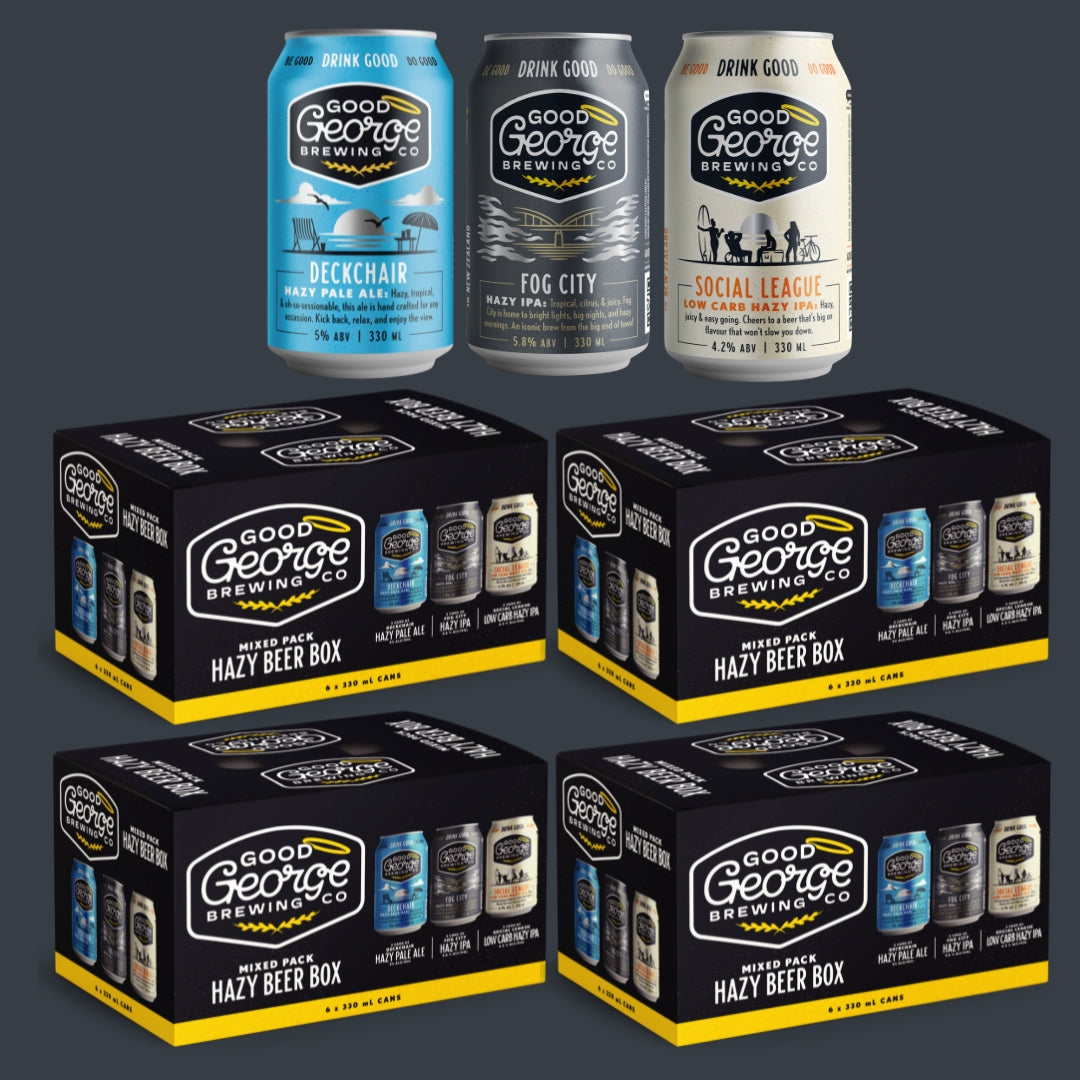 Hazy Beer Box 5.5-5.8% (4 x 6 x 330mL Cans)