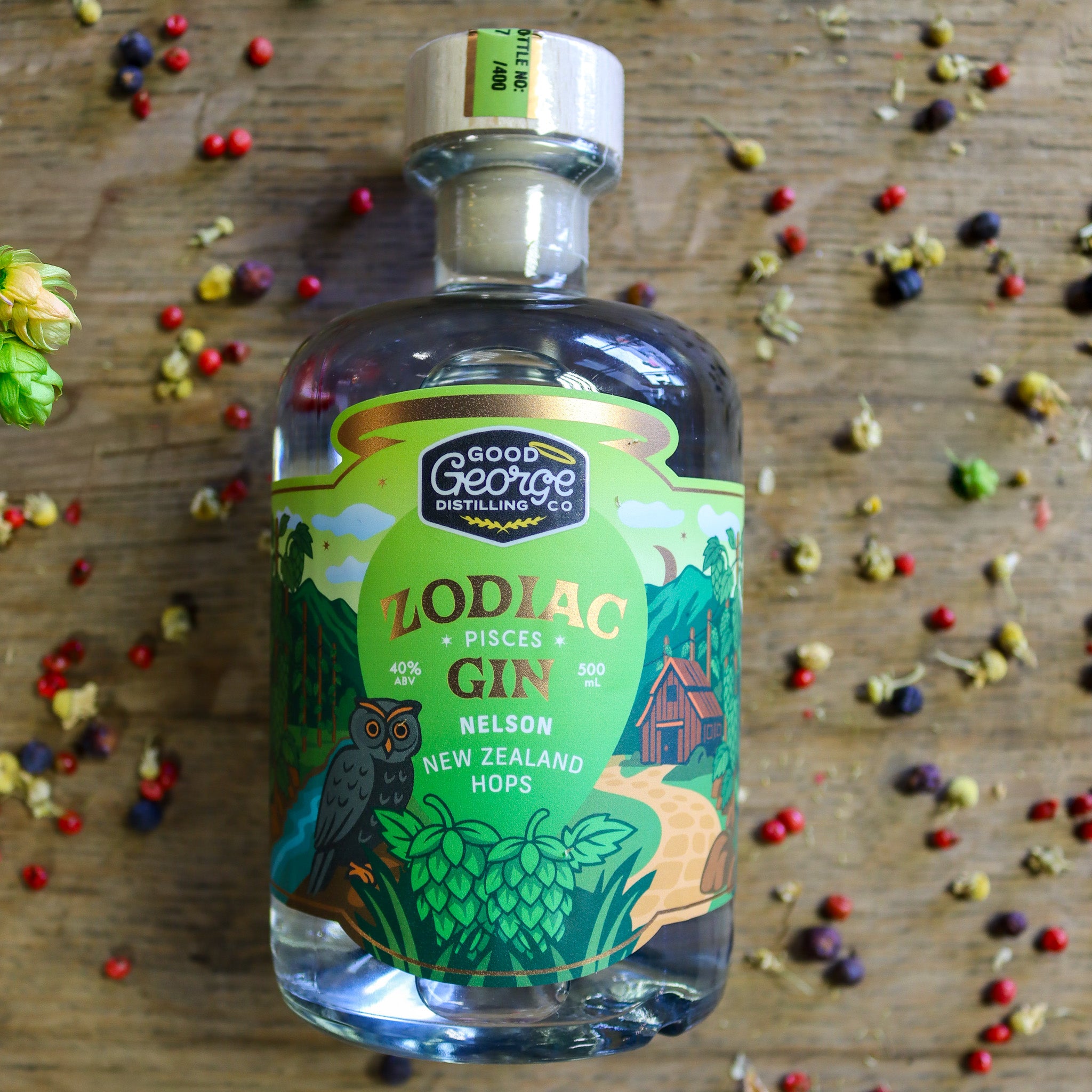 Pisces Nelson New Zealand Hops Gin