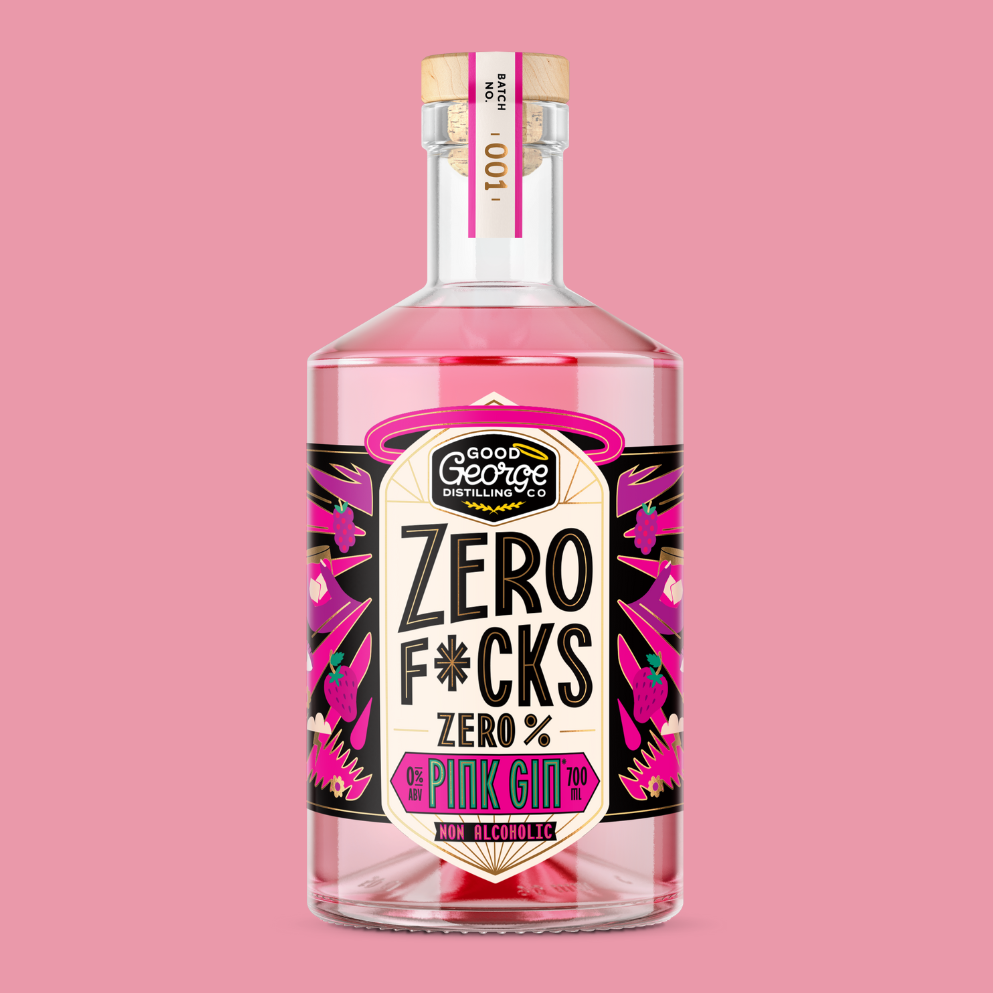 Zero F*cks 0% Pink Gin (6 x 700mL)