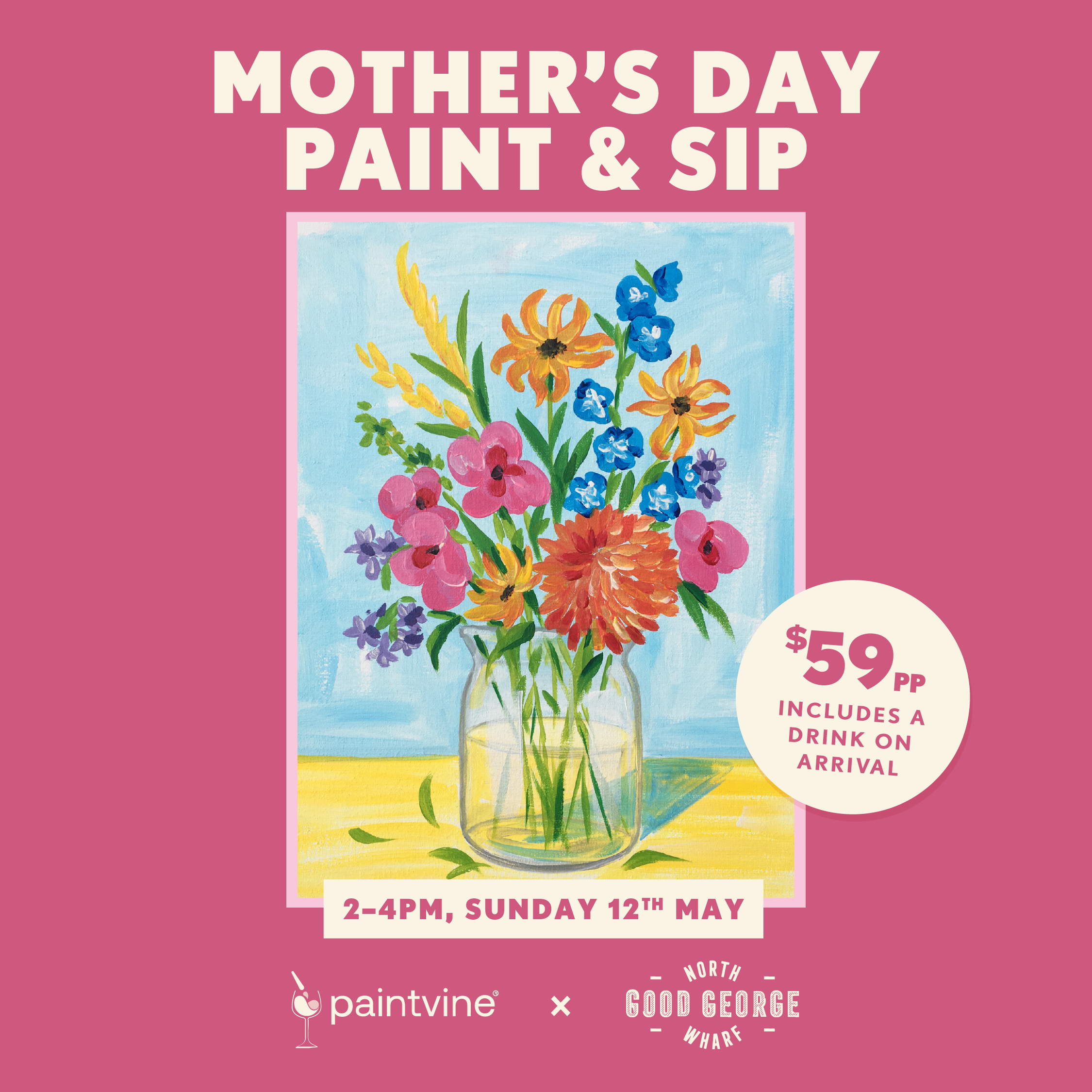 Mother's Day Paint & Sip at North Wharf