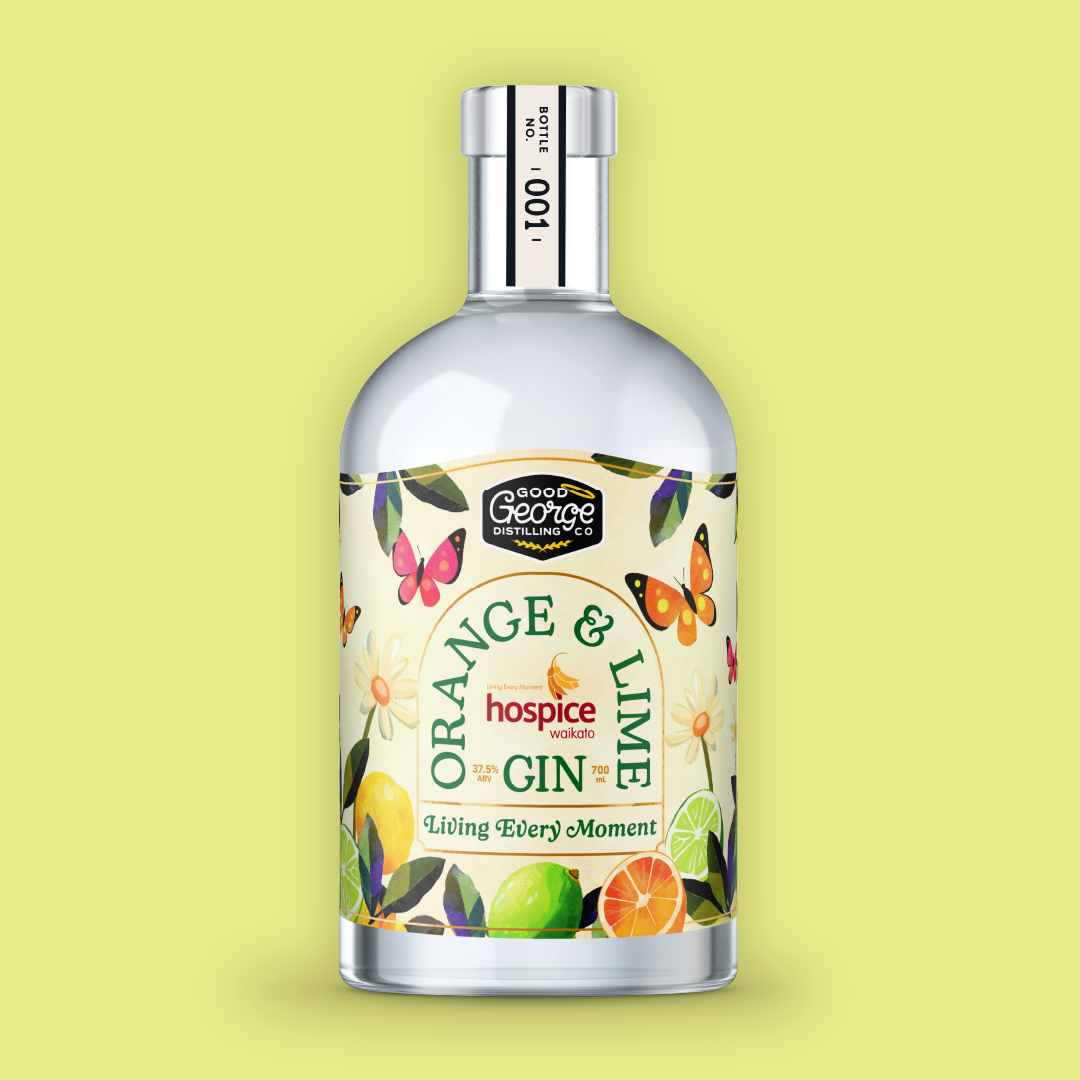 Hospice Waikato 'Living Every Moment' Orange & Lime Gin