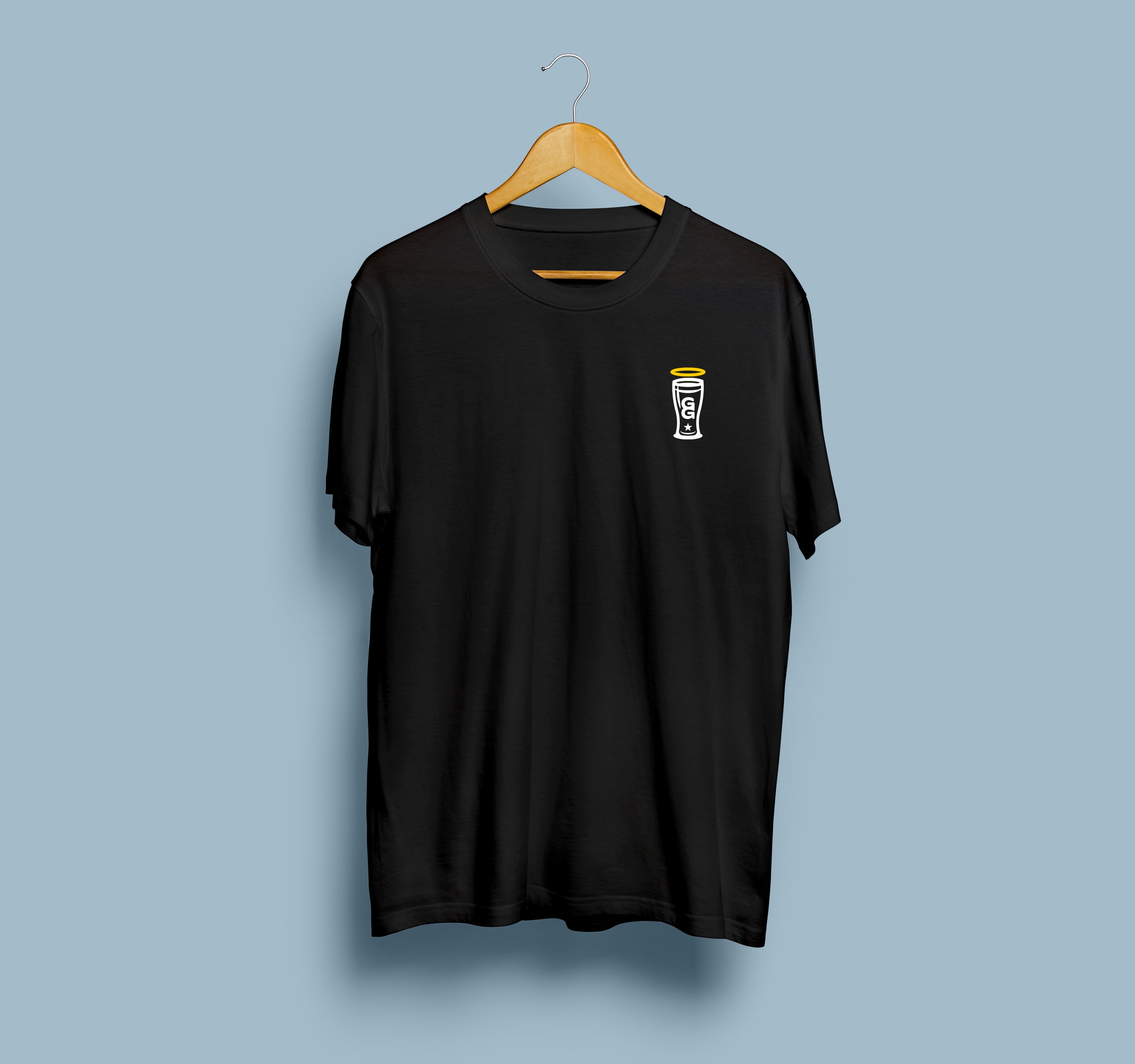 Good George Black T-Shirt Front