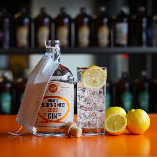 Good George What's Fucking Next 2022 Gin 700ml Bottle and Gin & Tonic